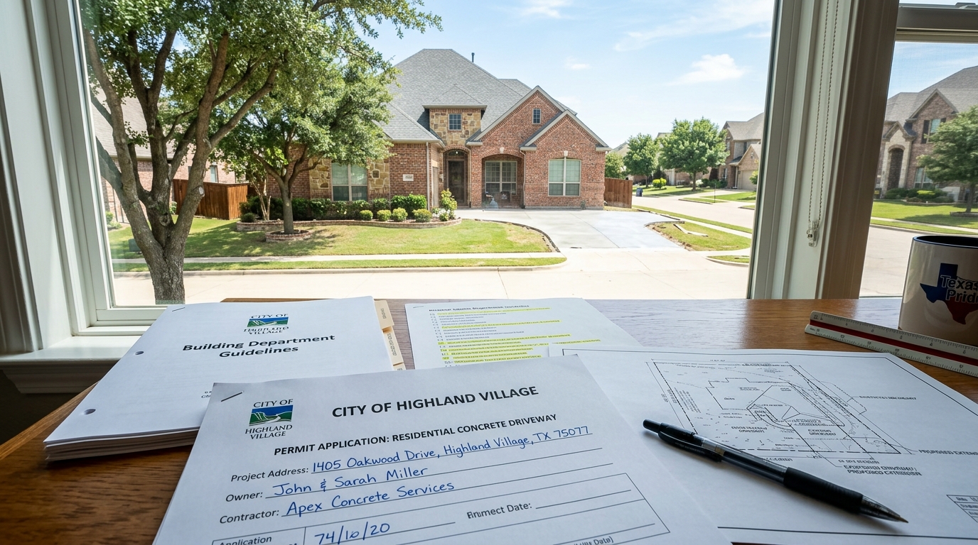 Do I Need a Permit for Concrete Work in North Richland Hills?