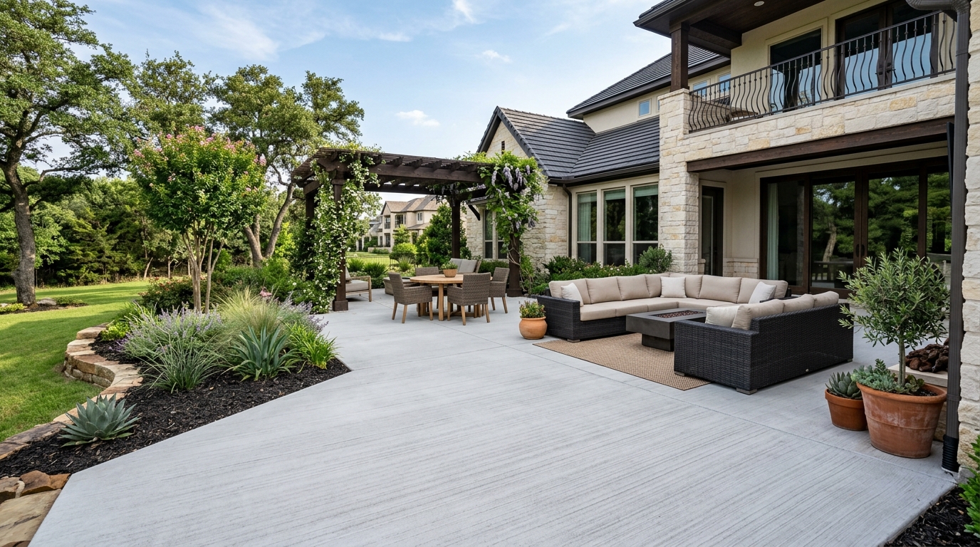 Top Neighborhoods in NRH for Custom Concrete Projects